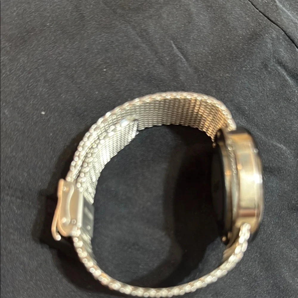 Silver Mesh Strap Watch